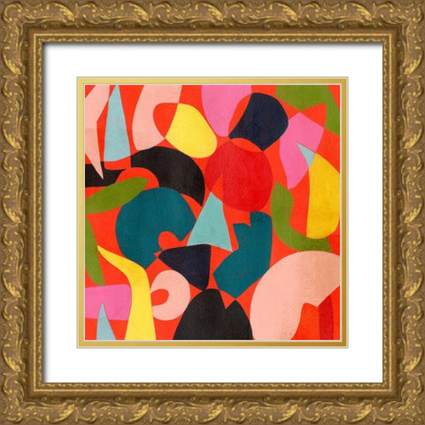 Tomato Prism II Gold Ornate Wood Framed Art Print with Double Matting by Popp, Grace