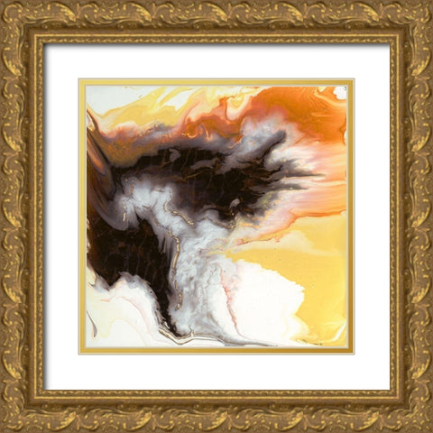 Liquid Earth IV Gold Ornate Wood Framed Art Print with Double Matting by Studio W
