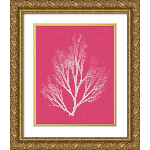 Seaweed Pop III Gold Ornate Wood Framed Art Print with Double Matting by Vision Studio