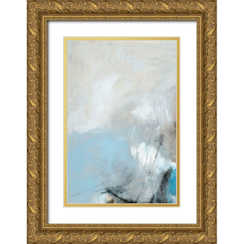 Fingerprint II Gold Ornate Wood Framed Art Print with Double Matting by Jasper, Sisa