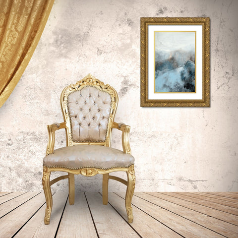Fingerprint III Gold Ornate Wood Framed Art Print with Double Matting by Jasper, Sisa