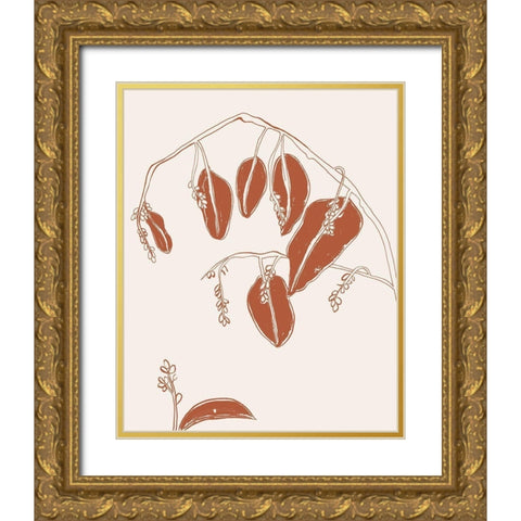 Fragile Things II Gold Ornate Wood Framed Art Print with Double Matting by Wang, Melissa