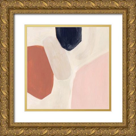 Terracotta Sonata I Gold Ornate Wood Framed Art Print with Double Matting by Borges, Victoria