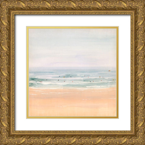 Sun Soaked I Gold Ornate Wood Framed Art Print with Double Matting by Borges, Victoria