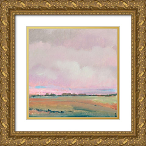 Vivid Landscape IV Gold Ornate Wood Framed Art Print with Double Matting by OToole, Tim