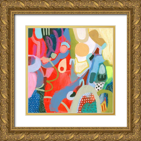 Max Out II Gold Ornate Wood Framed Art Print with Double Matting by Borges, Victoria