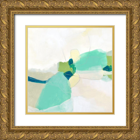 Bouldering I Gold Ornate Wood Framed Art Print with Double Matting by Vess, June Erica