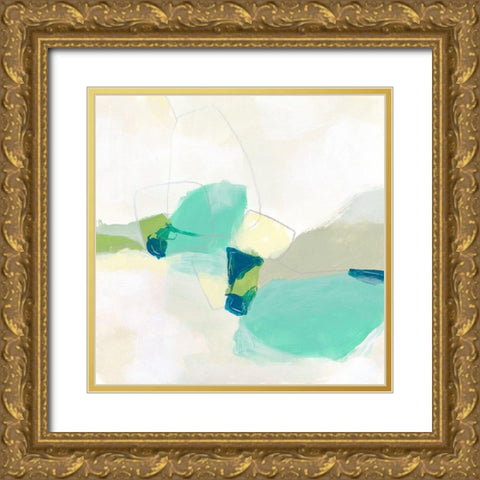 Bouldering II Gold Ornate Wood Framed Art Print with Double Matting by Vess, June Erica