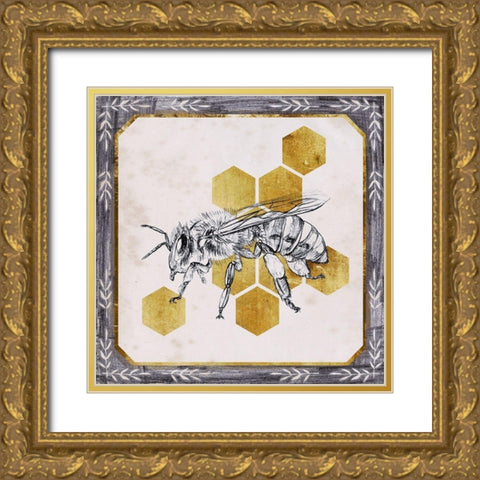 Pursue Sweetness III Gold Ornate Wood Framed Art Print with Double Matting by Wang, Melissa