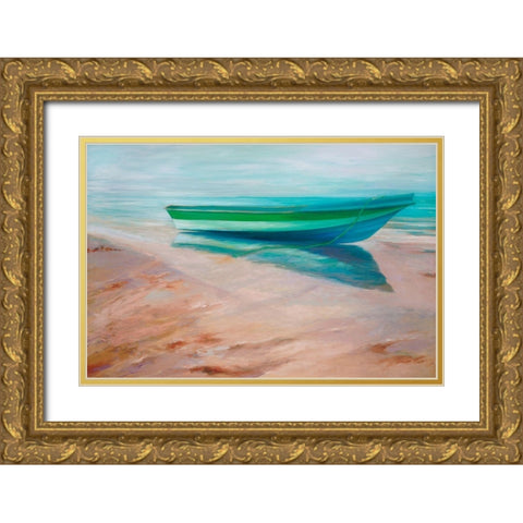 Panga Gold Ornate Wood Framed Art Print with Double Matting by Wilkins, Suzanne