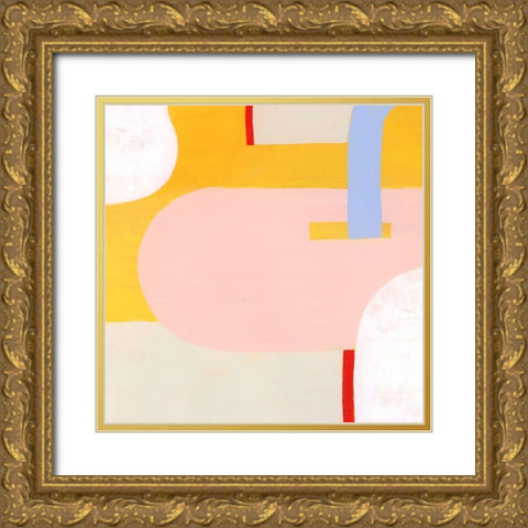 Getting Along II Gold Ornate Wood Framed Art Print with Double Matting by Popp, Grace