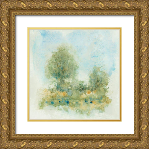 Fluid Landscape II Gold Ornate Wood Framed Art Print with Double Matting by OToole, Tim