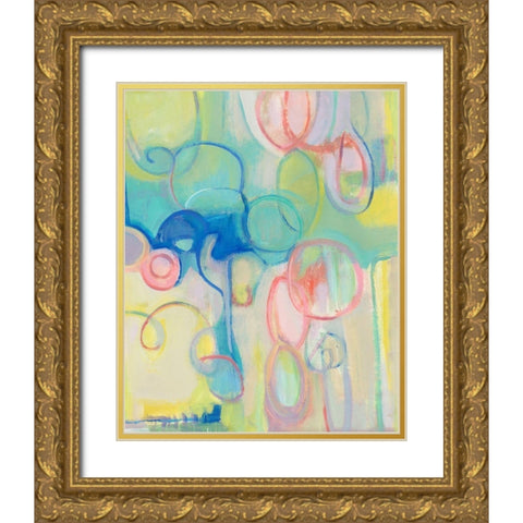 Lasso I Gold Ornate Wood Framed Art Print with Double Matting by OToole, Tim