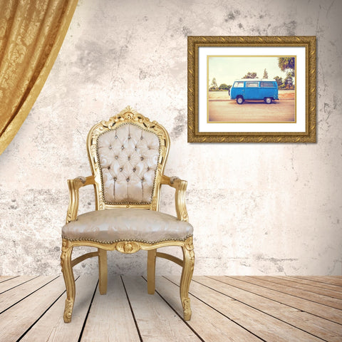 Vintage Ride VIII Gold Ornate Wood Framed Art Print with Double Matting by Brown, Thomas