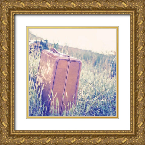 Vintage Office II Gold Ornate Wood Framed Art Print with Double Matting by Brown, Thomas