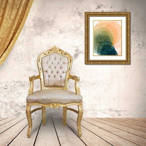 Crystal Spade II Gold Ornate Wood Framed Art Print with Double Matting by Popp, Grace