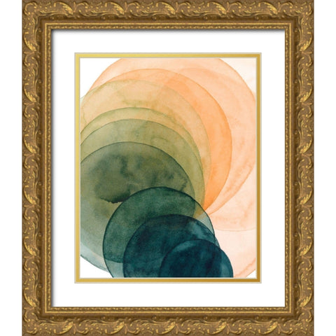 Crystal Spade II Gold Ornate Wood Framed Art Print with Double Matting by Popp, Grace