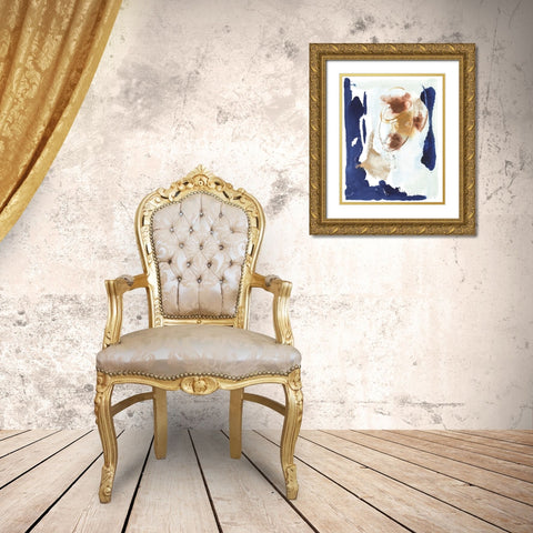 Friend Forever Gold Ornate Wood Framed Art Print with Double Matting by Combs, Joyce