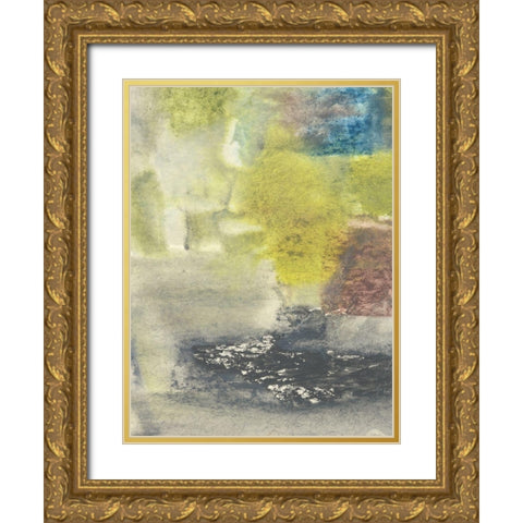 Ancient Drawing I Gold Ornate Wood Framed Art Print with Double Matting by Combs, Joyce