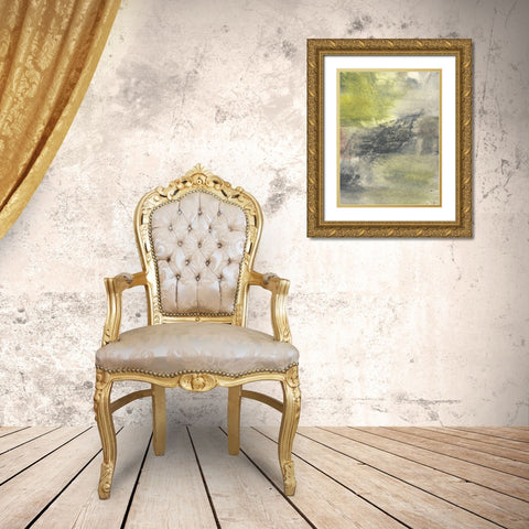 Ancient Drawing II Gold Ornate Wood Framed Art Print with Double Matting by Combs, Joyce