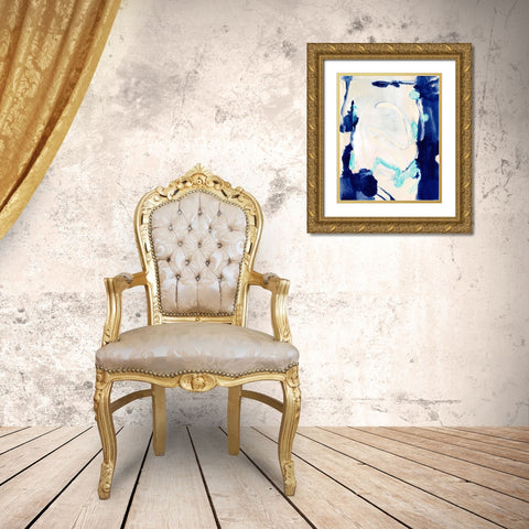 Playful Objects II Gold Ornate Wood Framed Art Print with Double Matting by Combs, Joyce