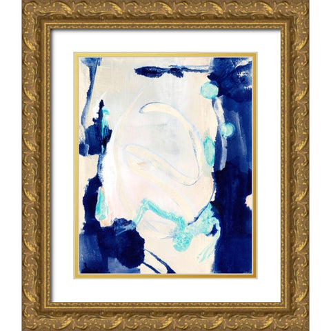 Playful Objects II Gold Ornate Wood Framed Art Print with Double Matting by Combs, Joyce
