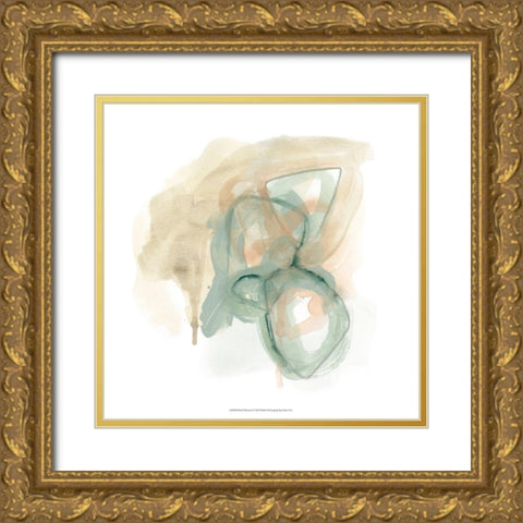 Pastel Theorem I Gold Ornate Wood Framed Art Print with Double Matting by Vess, June Erica