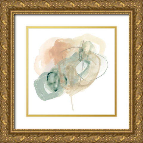 Pastel Theorem II Gold Ornate Wood Framed Art Print with Double Matting by Vess, June Erica