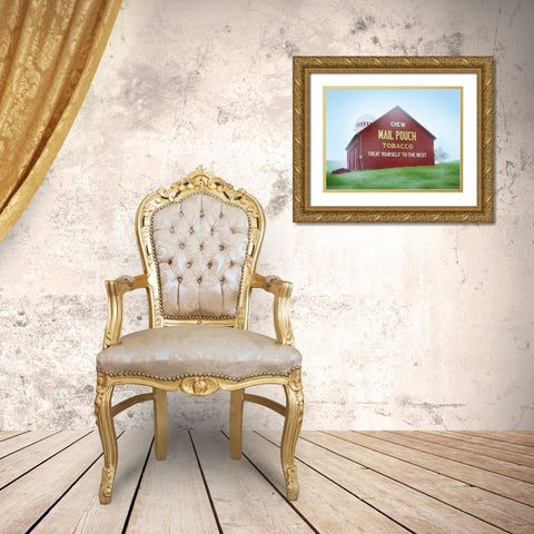 Barn Scene VIII Gold Ornate Wood Framed Art Print with Double Matting by McLoughlin, James