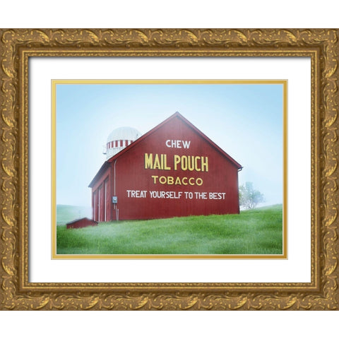 Barn Scene VIII Gold Ornate Wood Framed Art Print with Double Matting by McLoughlin, James