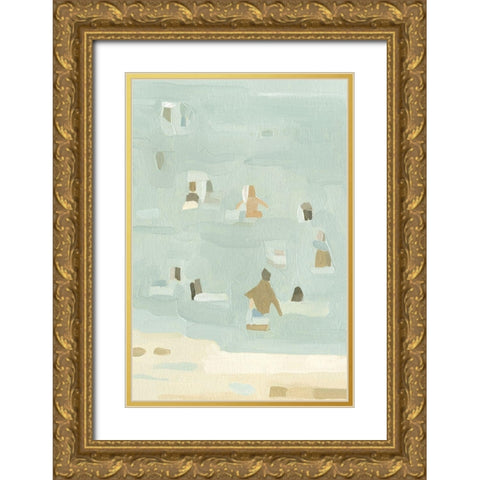 Summer Daydream II Gold Ornate Wood Framed Art Print with Double Matting by Caroline, Emma