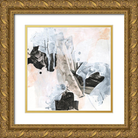 Veiled Formation III Gold Ornate Wood Framed Art Print with Double Matting by Vess, June Erica