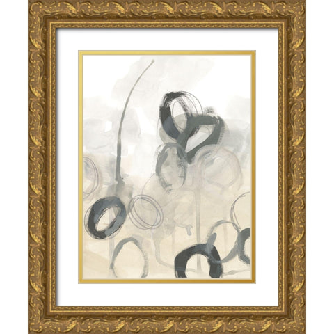 Periscope II Gold Ornate Wood Framed Art Print with Double Matting by Vess, June Erica