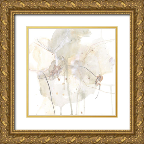 Subtle Shade II Gold Ornate Wood Framed Art Print with Double Matting by Vess, June Erica