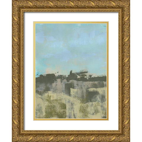 Chesapeake Dunes I Gold Ornate Wood Framed Art Print with Double Matting by Green, Jacob