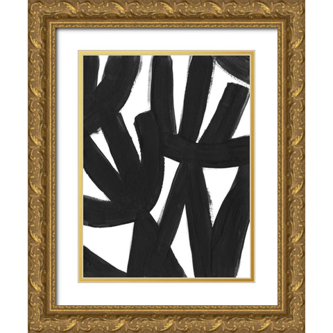 Jungle Satellite VI Gold Ornate Wood Framed Art Print with Double Matting by Vess, June Erica