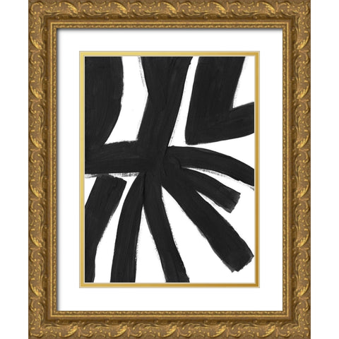 Jungle Satellite IX Gold Ornate Wood Framed Art Print with Double Matting by Vess, June Erica