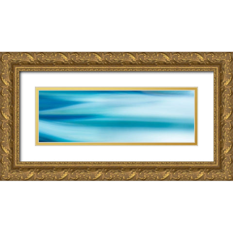 Before the Falls Panorama II Gold Ornate Wood Framed Art Print with Double Matting by McLoughlin, James