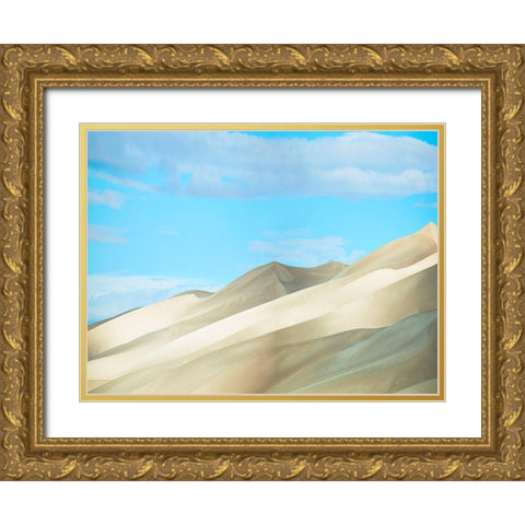 Colorado Dunes II Gold Ornate Wood Framed Art Print with Double Matting by McLoughlin, James