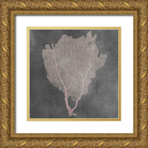 Natural Sea Fan I Gold Ornate Wood Framed Art Print with Double Matting by Vision Studio