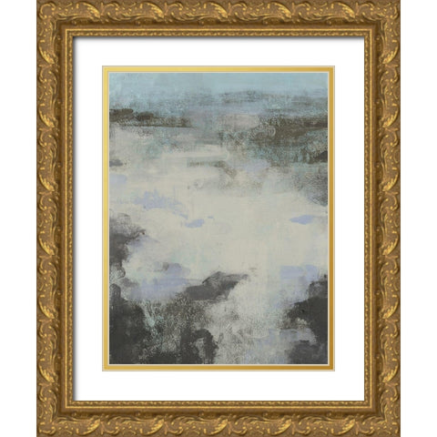 Low Tide I Gold Ornate Wood Framed Art Print with Double Matting by Green, Jacob