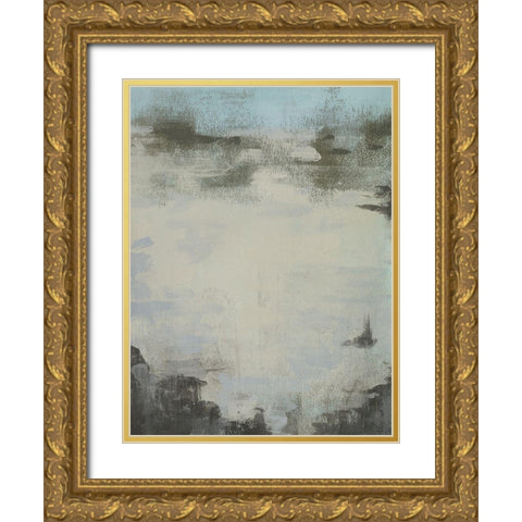 Low Tide II Gold Ornate Wood Framed Art Print with Double Matting by Green, Jacob