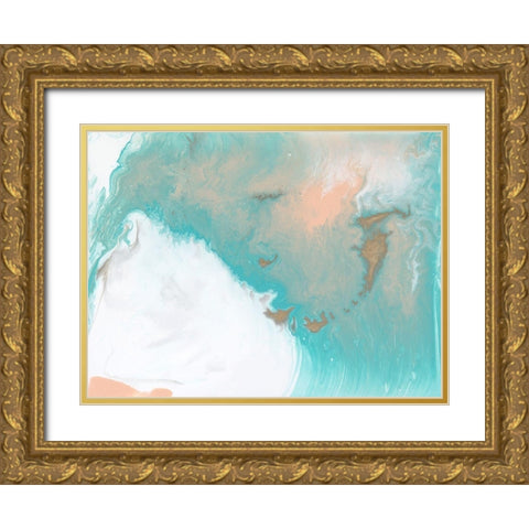Raja Ampat I Gold Ornate Wood Framed Art Print with Double Matting by Fagalde, Jarman