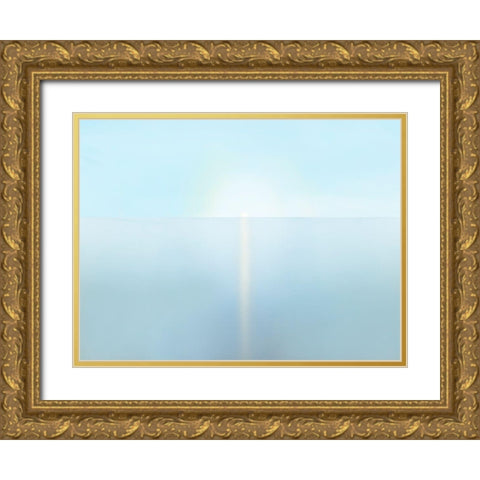 Seascape Photo IV Gold Ornate Wood Framed Art Print with Double Matting by McLoughlin, James