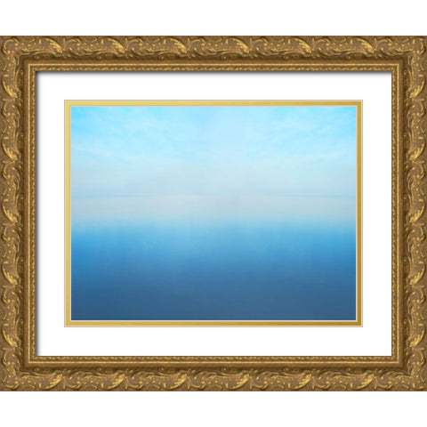 Seascape Photo V Gold Ornate Wood Framed Art Print with Double Matting by McLoughlin, James