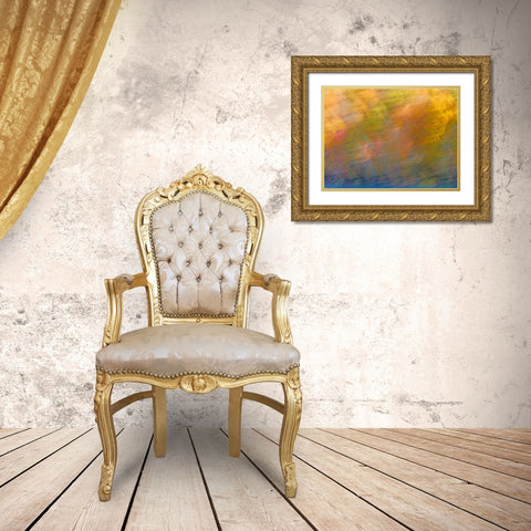 Soft Landscape XI Gold Ornate Wood Framed Art Print with Double Matting by McLoughlin, James