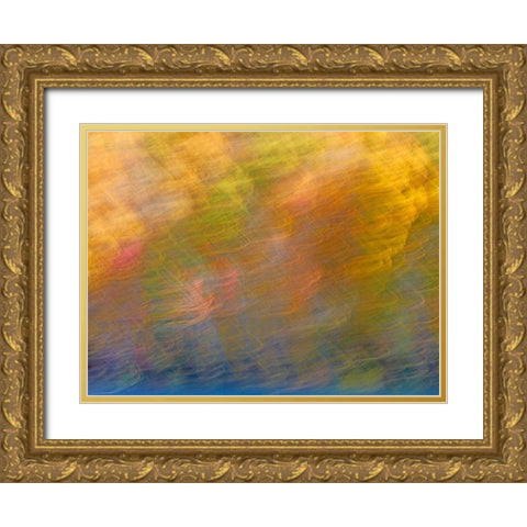 Soft Landscape XI Gold Ornate Wood Framed Art Print with Double Matting by McLoughlin, James
