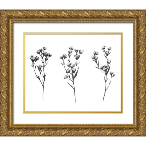 Wild Thistle V Gold Ornate Wood Framed Art Print with Double Matting by Scarvey, Emma