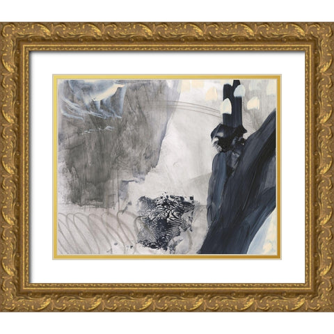 Astral Plane IV Gold Ornate Wood Framed Art Print with Double Matting by Green, Jacob