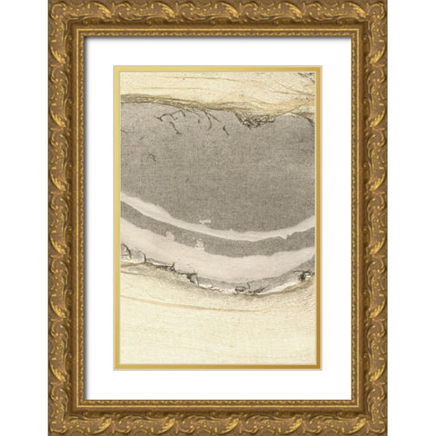 Embellished Flux I Gold Ornate Wood Framed Art Print with Double Matting by Lam, Vanna